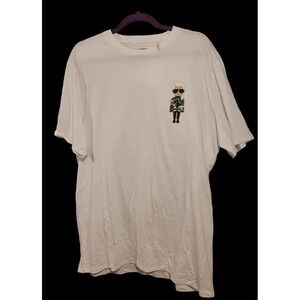 Karl Lagerfeld L/S "Kamo Blazer Karl" Shirt, NWT - Mens XL T - White